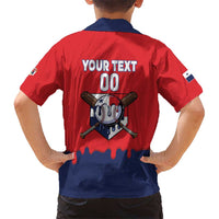 Panama 2026 Baseball Custom Family Matching Off Shoulder Maxi Dress and Hawaiian Shirt Go Champions Drip Style
