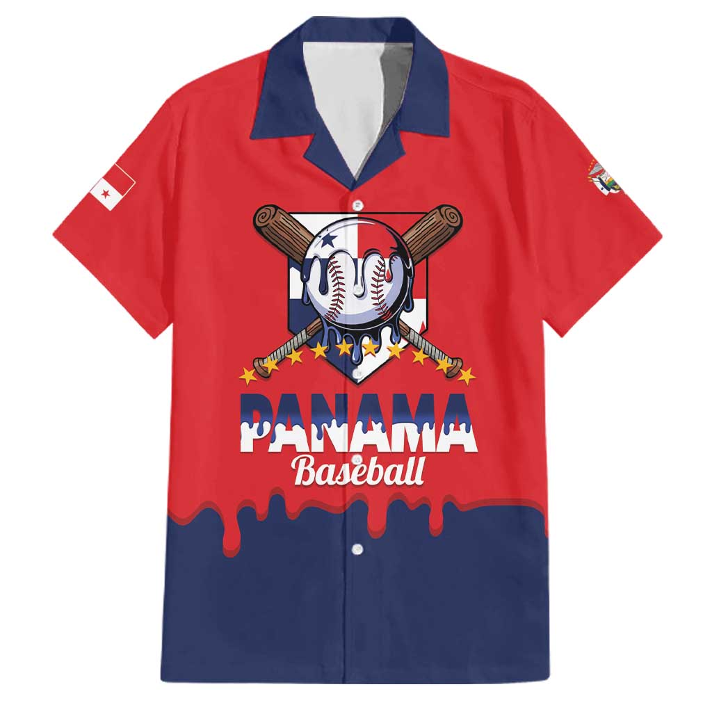 Panama 2026 Baseball Custom Family Matching Off Shoulder Maxi Dress and Hawaiian Shirt Go Champions Drip Style