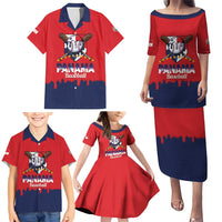 Panama 2026 Baseball Custom Family Matching Puletasi and Hawaiian Shirt Go Champions Drip Style