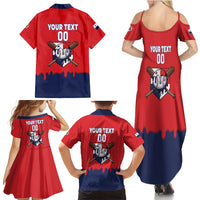 Panama 2026 Baseball Custom Family Matching Summer Maxi Dress and Hawaiian Shirt Go Champions Drip Style