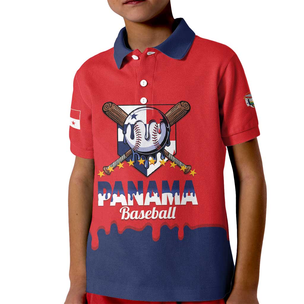 Panama 2026 Baseball Custom Kid Polo Shirt Go Champions Drip Style