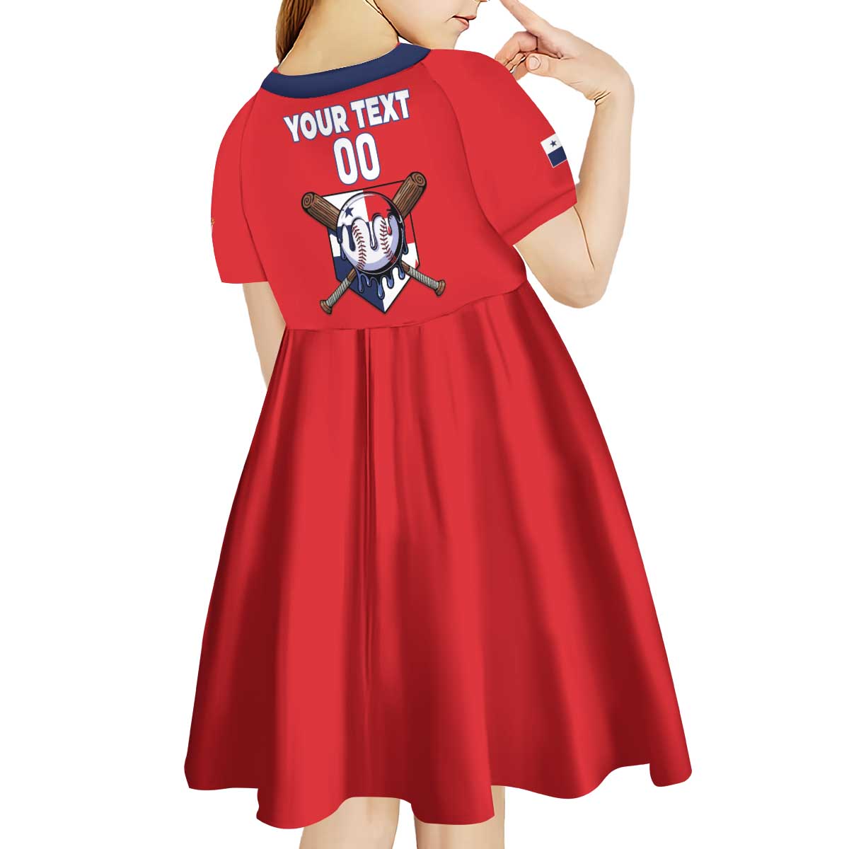 Panama 2026 Baseball Custom Kid Short Sleeve Dress Go Champions Drip Style