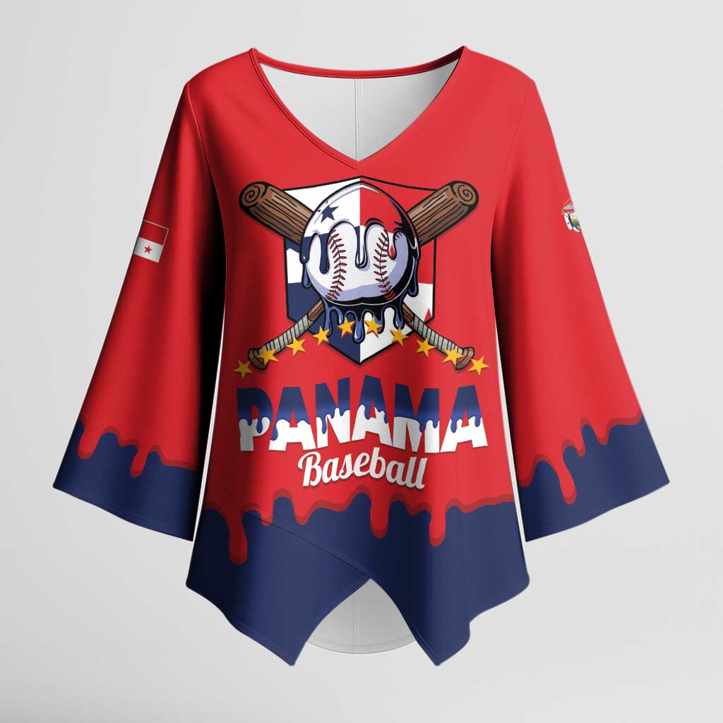 Panama 2026 Baseball Custom Kimono Sleeve Blouse Go Champions Drip Style