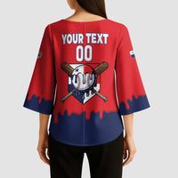 Panama 2026 Baseball Custom Kimono Sleeve Blouse Go Champions Drip Style