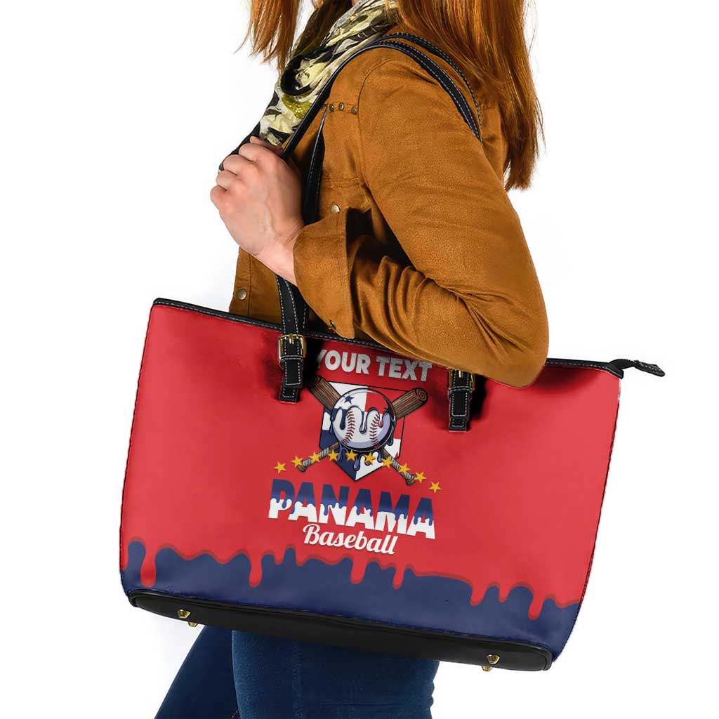 Panama 2026 Baseball Custom Leather Tote Bag Go Champions Drip Style