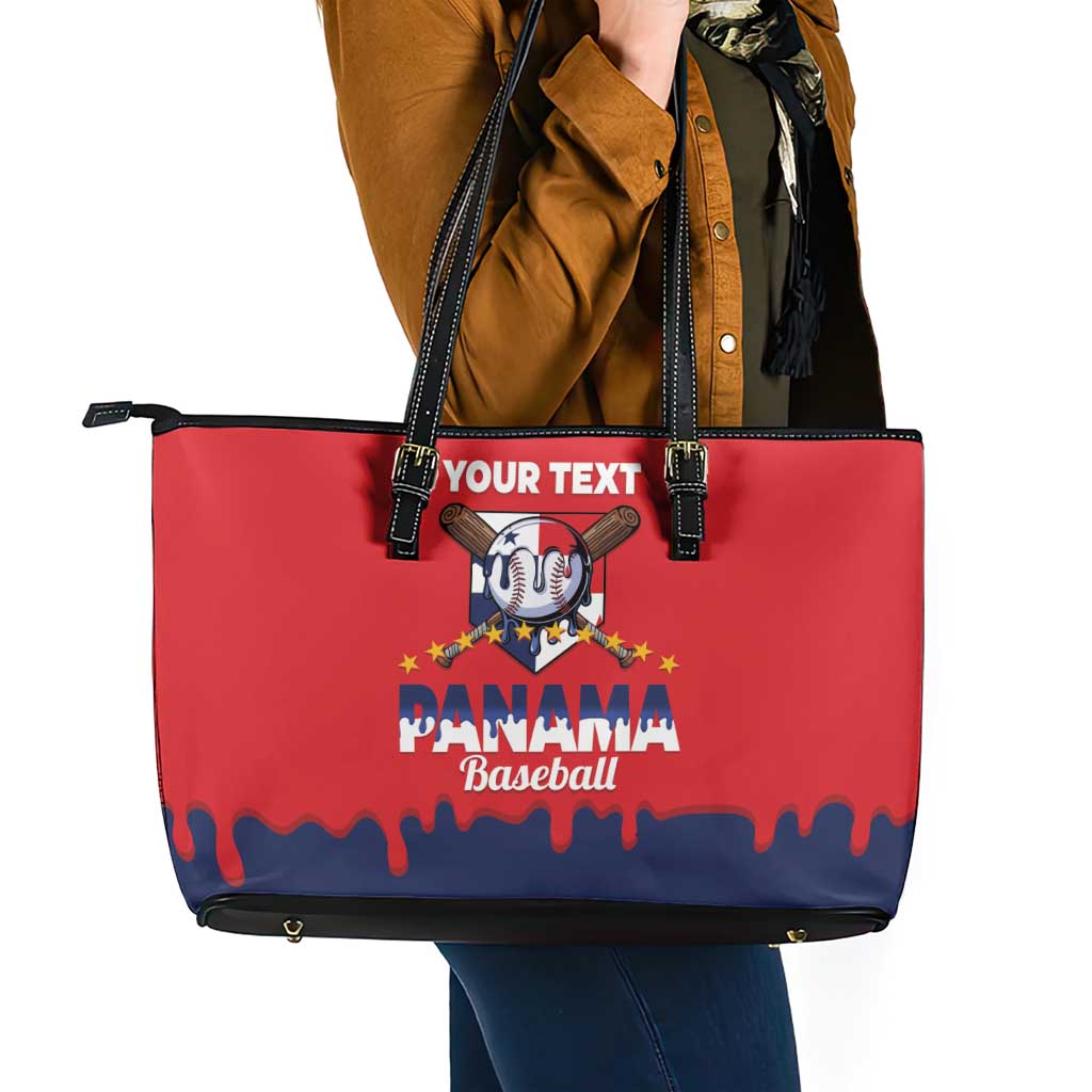 Panama 2026 Baseball Custom Leather Tote Bag Go Champions Drip Style