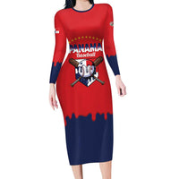 Panama 2026 Baseball Custom Long Sleeve Bodycon Dress Go Champions Drip Style