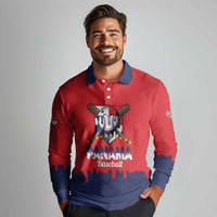 Panama 2026 Baseball Custom Long Sleeve Polo Shirt Go Champions Drip Style