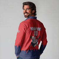 Panama 2026 Baseball Custom Long Sleeve Polo Shirt Go Champions Drip Style