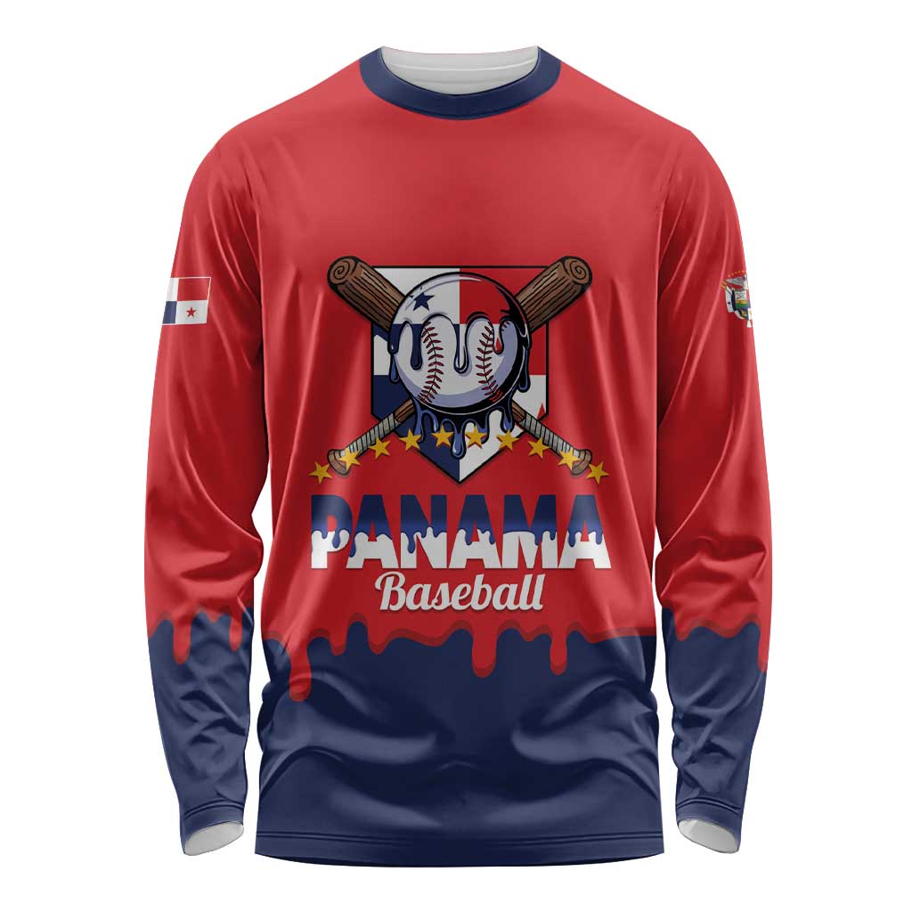 Panama 2026 Baseball Custom Long Sleeve Shirt Go Champions Drip Style
