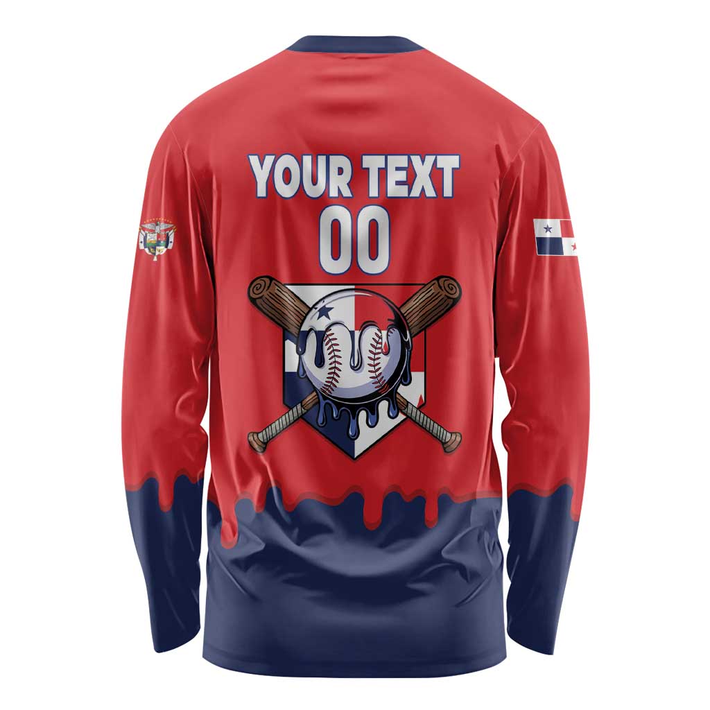 Panama 2026 Baseball Custom Long Sleeve Shirt Go Champions Drip Style