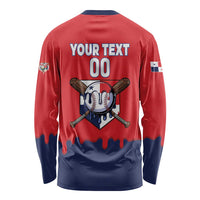 Panama 2026 Baseball Custom Long Sleeve Shirt Go Champions Drip Style
