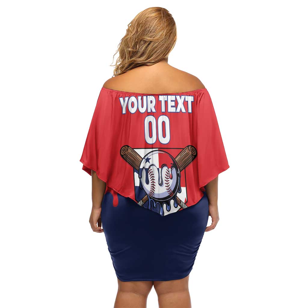 Panama 2026 Baseball Custom Off Shoulder Short Dress Go Champions Drip Style