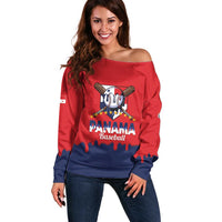 Panama 2026 Baseball Custom Off Shoulder Sweater Go Champions Drip Style