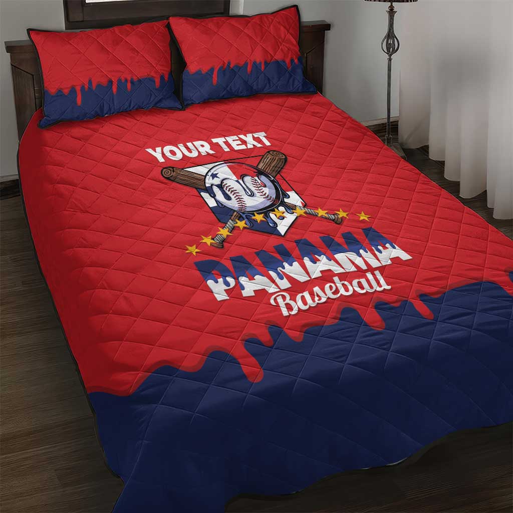 Panama 2026 Baseball Custom Quilt Bed Set Go Champions Drip Style