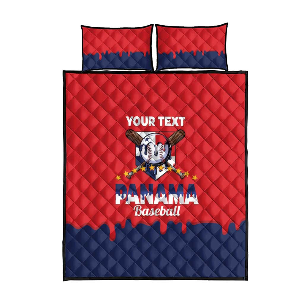 Panama 2026 Baseball Custom Quilt Bed Set Go Champions Drip Style