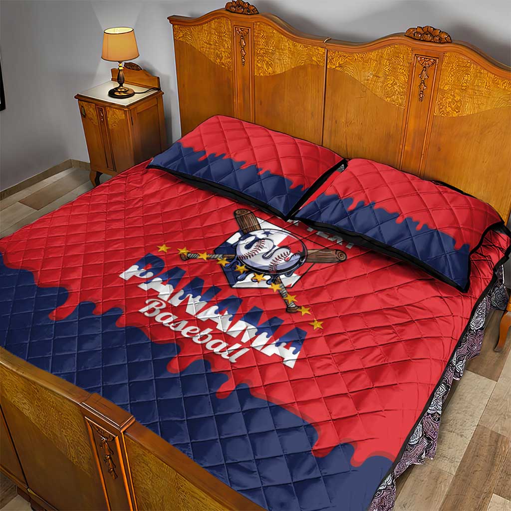 Panama 2026 Baseball Custom Quilt Bed Set Go Champions Drip Style