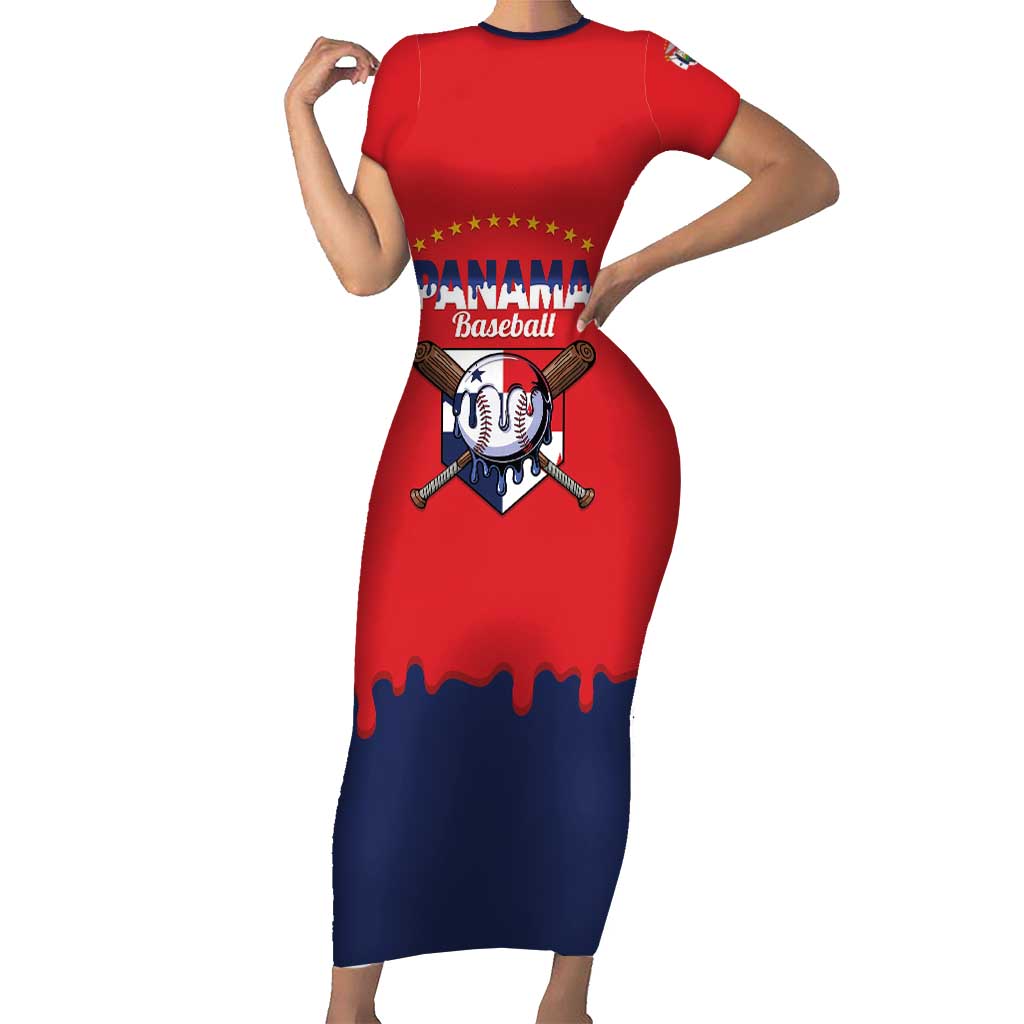 Panama 2026 Baseball Custom Short Sleeve Bodycon Dress Go Champions Drip Style