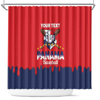 Panama 2026 Baseball Custom Shower Curtain Go Champions Drip Style