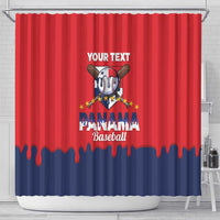 Panama 2026 Baseball Custom Shower Curtain Go Champions Drip Style