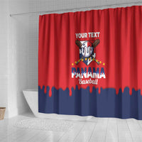 Panama 2026 Baseball Custom Shower Curtain Go Champions Drip Style