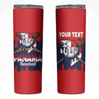 Panama 2026 Baseball Custom Skinny Tumbler Go Champions Drip Style