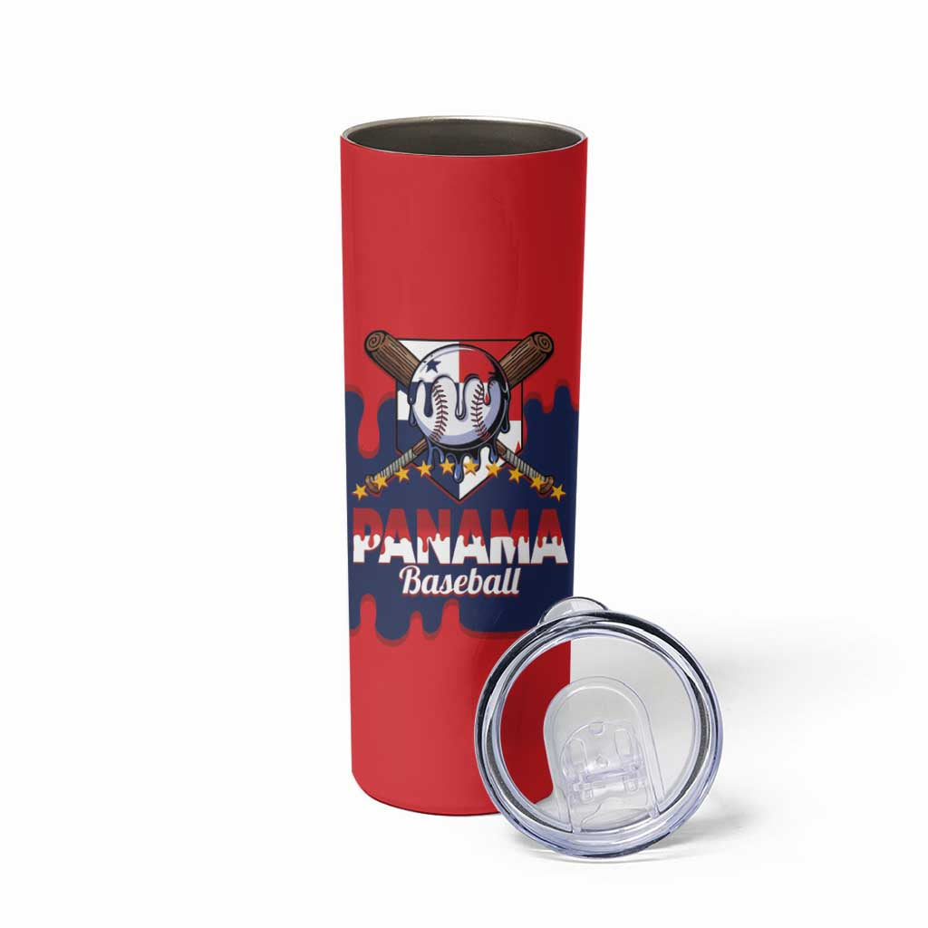 Panama 2026 Baseball Custom Skinny Tumbler Go Champions Drip Style