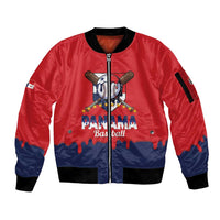 Panama 2026 Baseball Custom Sleeve Zip Bomber Jacket Go Champions Drip Style