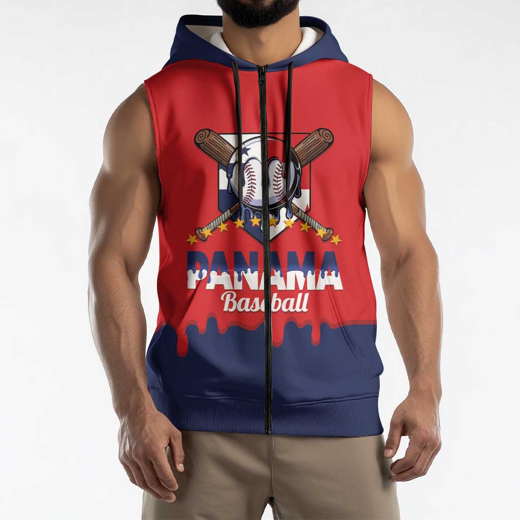 Panama 2026 Baseball Custom Sleeveless Zip Hoodie Go Champions Drip Style