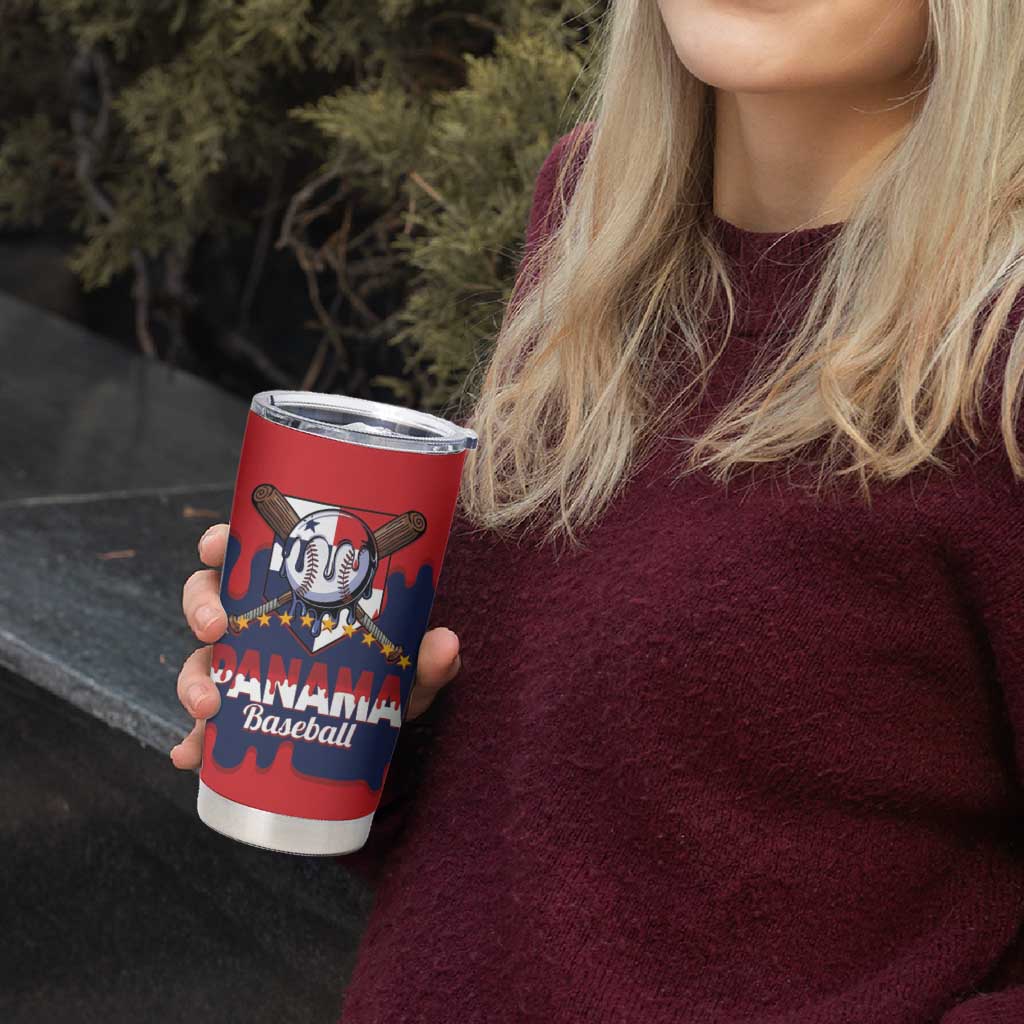 Panama 2026 Baseball Custom Tumbler Cup Go Champions Drip Style