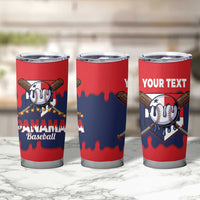 Panama 2026 Baseball Custom Tumbler Cup Go Champions Drip Style