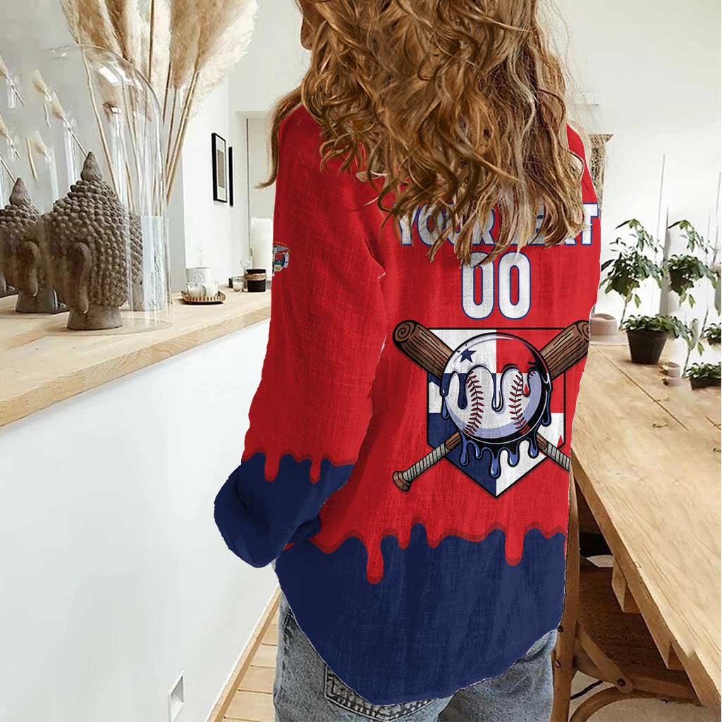 Panama 2026 Baseball Custom Women Casual Shirt Go Champions Drip Style