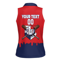 Panama 2026 Baseball Custom Women Sleeveless Polo Shirt Go Champions Drip Style