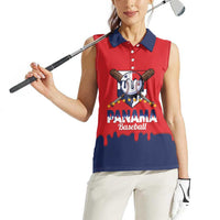 Panama 2026 Baseball Custom Women Sleeveless Polo Shirt Go Champions Drip Style