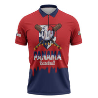 Panama 2026 Baseball Custom Zipper Polo Shirt Go Champions Drip Style