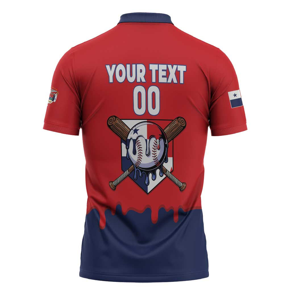 Panama 2026 Baseball Custom Zipper Polo Shirt Go Champions Drip Style