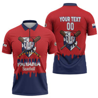 Panama 2026 Baseball Custom Zipper Polo Shirt Go Champions Drip Style