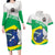 Brazil Jiujitsu Couples Matching Long Sleeve Bodycon Dress and Hawaiian Shirt BJJ 2024 Flag Vibes