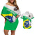 Brazil Jiujitsu Couples Matching Off Shoulder Short Dress and Hawaiian Shirt BJJ 2024 Flag Vibes - Wonder Print Shop