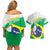 Brazil Jiujitsu Couples Matching Off Shoulder Short Dress and Hawaiian Shirt BJJ 2024 Flag Vibes