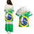 Brazil Jiujitsu Couples Matching Puletasi and Hawaiian Shirt BJJ 2024 Flag Vibes - Wonder Print Shop