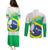 Brazil Jiujitsu Couples Matching Puletasi and Long Sleeve Button Shirt BJJ 2024 Flag Vibes - Wonder Print Shop