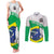 Brazil Jiujitsu Couples Matching Tank Maxi Dress and Long Sleeve Button Shirt BJJ 2024 Flag Vibes