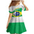 Brazil Jiujitsu Family Matching Mermaid Dress and Hawaiian Shirt BJJ 2024 Flag Vibes