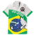 Brazil Jiujitsu Family Matching Mermaid Dress and Hawaiian Shirt BJJ 2024 Flag Vibes - Wonder Print Shop