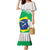 Brazil Jiujitsu Family Matching Mermaid Dress and Hawaiian Shirt BJJ 2024 Flag Vibes - Wonder Print Shop