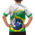 Brazil Jiujitsu Family Matching Off Shoulder Long Sleeve Dress and Hawaiian Shirt BJJ 2024 Flag Vibes