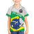 Brazil Jiujitsu Family Matching Off Shoulder Long Sleeve Dress and Hawaiian Shirt BJJ 2024 Flag Vibes - Wonder Print Shop