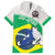 Brazil Jiujitsu Family Matching Puletasi and Hawaiian Shirt BJJ 2024 Flag Vibes - Wonder Print Shop