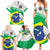 Brazil Jiujitsu Family Matching Summer Maxi Dress and Hawaiian Shirt BJJ 2024 Flag Vibes